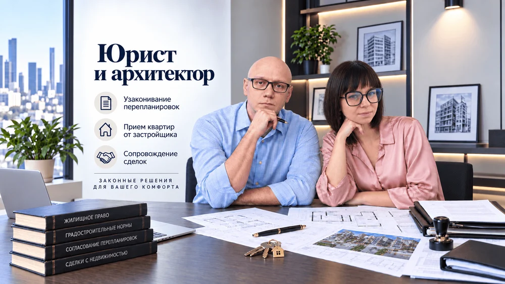 Узаконивание перепланировок и сопровождение недвижимости